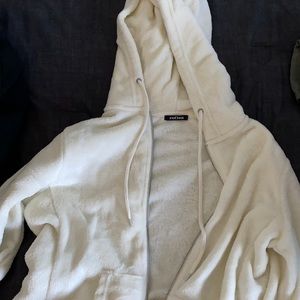 Reflex fluffy zip up